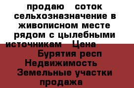 продаю,20соток,сельхозназначение,в живописном месте,рядом с цылебными источникам › Цена ­ 450 000 - Бурятия респ. Недвижимость » Земельные участки продажа   